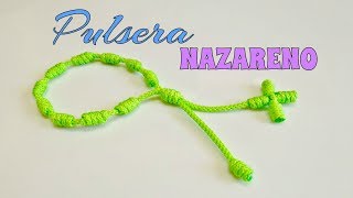 PULSERA de NUDOS FRANCISCANOSNAZARENODECENARIO paso a paso [upl. by Burty840]