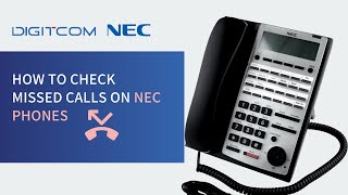 How to check missed calls on NEC phones [upl. by Silsbye]