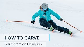 HOW TO CARVE  Ski better with these 3 TIPS [upl. by Adim]