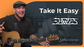 How to play Take It Easy by Eagles  Easy Lesson [upl. by Dougall328]