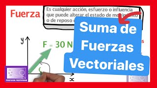 ✅FUERZAS RESULTANTES Suma de vectores  BIEN EXPLICADO💯 FÍSICA [upl. by Megen]