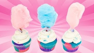 How to Make Cotton Candy Cupcakes from Cookies Cupcakes and Cardio [upl. by Yessydo]