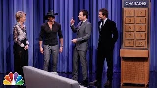 Charades with Bradley Cooper Tim McGraw and Emma Thompson Part 1 [upl. by Harragan]