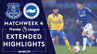 Everton v Brighton  PREMIER LEAGUE HIGHLIGHTS  1032020  NBC Sports [upl. by Anairt336]