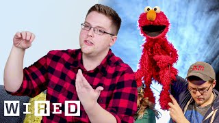 Sesame Street Puppeteers Explain How They Control Their Puppets  WIRED [upl. by Karlise]