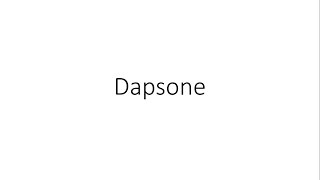 Dapsone  Pharmacology [upl. by Ronny]