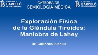 Exploracion glandula tiroides Maniobra de Lahey [upl. by Carney515]