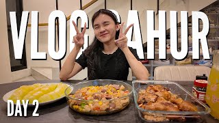 SAHUR DAY 2 WIM LIMSTEM WIM DOMT JUDGM  VLOG SAHUR RAMADHAN DAY 2 [upl. by Parris]