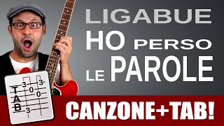 Ligabue  Ho perso le parole  Tutorial lezione di chitarra [upl. by Ahcilef]