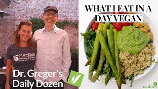 Daily Dozen Challenge  What I Eat in a Day HighRaw Vegan  Collaboration [upl. by Annayad]