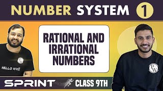 Number System 01  Real Numbers  Rational amp Irrational Numbers  Class 9  NCERT  Sprint [upl. by Meehsar]