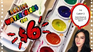 Amazing Watercolors For Only 6  Artful Reviews  Emily Artful NOT APRIL FOOLS JOKE [upl. by Earahc]