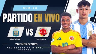 🔴 Colombia vs Argentina EN VIVO  Sudamericano Sub20 [upl. by Ttessil]