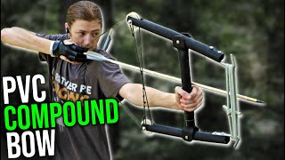 PVC Compound SLINGSHOT Bow SUPER EASY BUILD StrayHydraBlade Collab [upl. by Victor388]