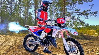 FANTIC XE 125 Enduro  DArpa Racing 2020 [upl. by Anawaj660]