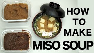 How To Make Miso Soup [upl. by Amaral]