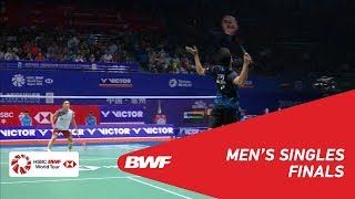 F  MS  Anthony Sinisuka GINTING INA vs Kento MOMOTA JPN 3  BWF 2018 [upl. by Susi600]