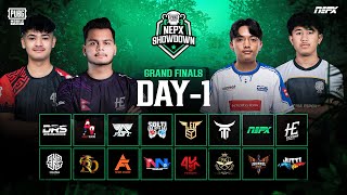 PUBG Mobile NEPX Showdown  Grand Finals Day 1 [upl. by Itraa776]