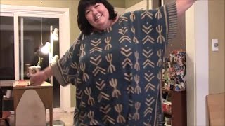 Watch Me Sew an eBay Caftan Tunic plus Fashion Show [upl. by Yenreit]