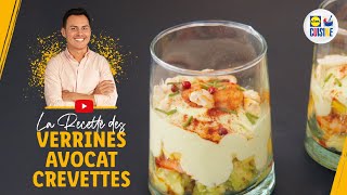 Verrines avocat crevettes  Lidl Cuisine [upl. by Ginny225]