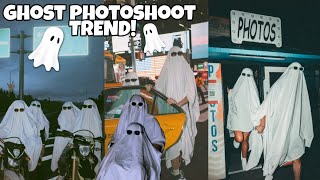 GHOST PHOTOSHOOT TREND  Tiktok Compilation [upl. by Ailem]