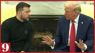 Trump And Zelensky Engage In A Heated White House Confrontation [upl. by Jacquelyn328]