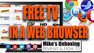 FREE LIVE TV From Around The World In Your Web Browser [upl. by Rodina]