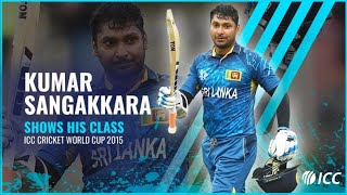 Sangakkara shows his class  Four consecutive tons at CWC 2015 [upl. by Krystin290]