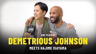 Demetrious Johnson Meets Attack On Titans Hajime Isayama [upl. by Pinzler927]