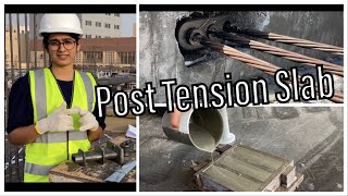 Post Tension Slab Step by Step Process [upl. by Nahallac794]