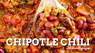 Chipotle Chili  Spicy Chunky DELICIOUS [upl. by Madda]