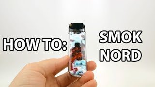 How To Fill And Prime Smok Nord  Vaporleaf [upl. by Viviyan61]