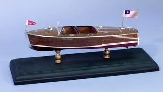 Dumas Chris Craft 1940 19 foot Barrelback Boat model part 1 [upl. by Regan789]