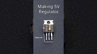 DIY 5V Regulator Using Transistor [upl. by Yatnahs]