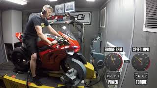 2019 Ducati Panigale V4 R Dyno [upl. by Baoj]