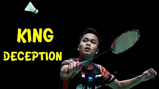 Anthony Ginting  KING OF DECEPTION and RALLY [upl. by Lorry434]