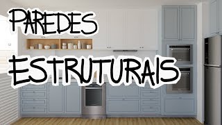 DICAS DE OBRA APTO PAREDES ESTRUTURAIS [upl. by Cirdahc]