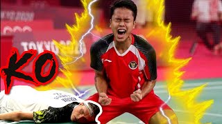 Super Saiyan Ginting Destroyed Viktor Axelsen [upl. by Mcmaster]