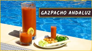 Receta del gazpacho andaluz [upl. by Ondine]