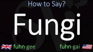 How to Pronounce Fungi CORRECTLY British Vs American Pronunciation [upl. by Amek]