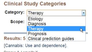 How to Search in PubMed Clinical Queries [upl. by Sirovat]