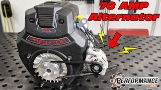 670cc Predator Alternator Kit Install [upl. by Ira]