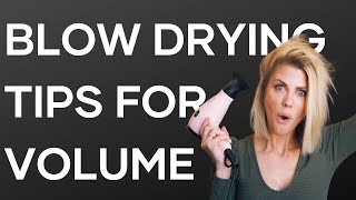 Blow Drying Hair For Volume  WET TO DRY HAIR ROUTINE [upl. by Leak]