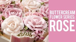 How to Make a Buttercream Rose [upl. by Alfi]