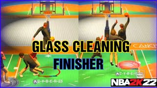 NBA 2K22 NEW GLASS CLEANING FINISHER Mixtape Clips From Day 1 [upl. by Canada318]