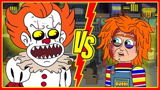 Pennywise vs Chucky Parody Animation [upl. by Enoryt]