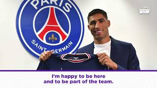 Hakimi joins PSG and is excited about a new experience [upl. by Aldred]