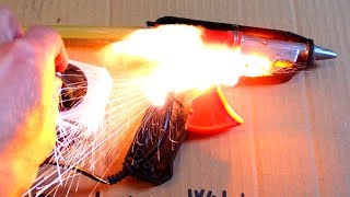 Exploding Hot Melt Glue Gun [upl. by Yelsna]