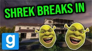 SHREK BREAKS INTO MY HOUSE gmod nextbot [upl. by Notsehc371]