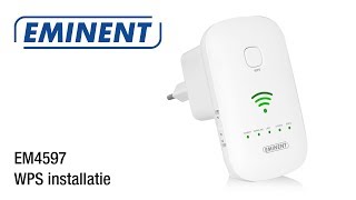 EM4597 WiFi Repeater  WPS installatie [upl. by Eirovi]